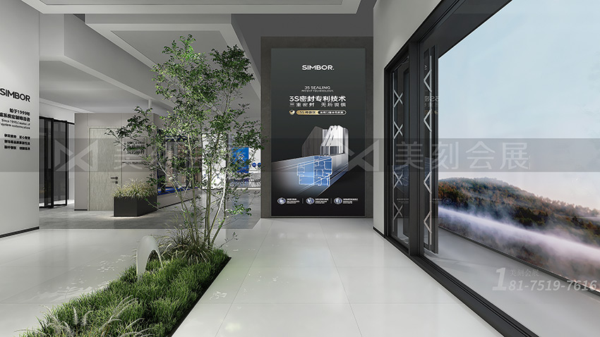 建博會(huì)門窗展臺(tái)搭建現(xiàn)場(chǎng)